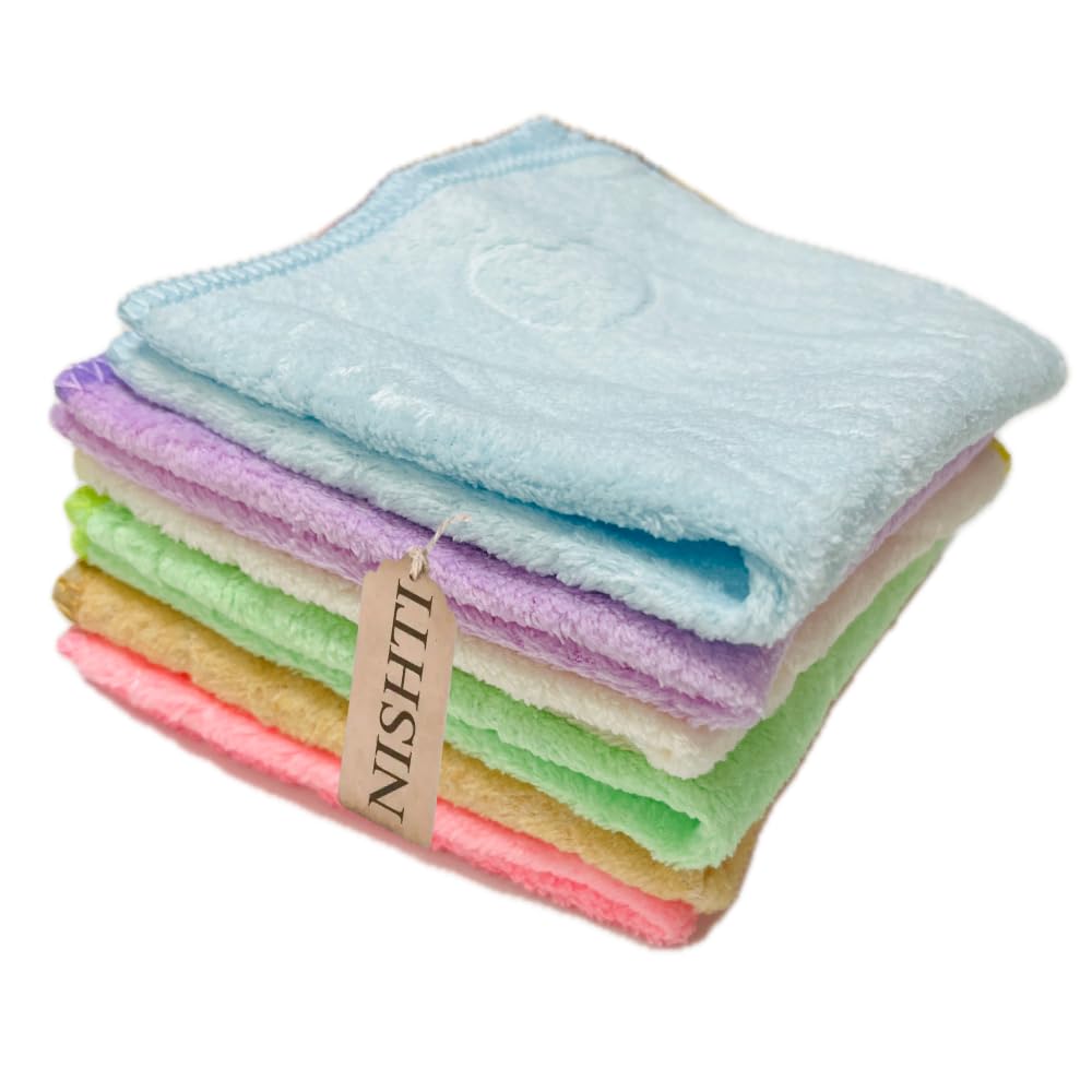 Embossed Multi Design Handkerchief for Women | Ideal for Girls, Babies Soft and Super Absorbent-image-22