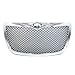 GAOLILI Racing Car grillades pour 2004 2005-2010 Chrysler 300 300C Chrome/hotte Noire Grille Grille de Maille (Color : Silver)