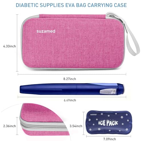 suzamed Insulin Cooler Travel Case