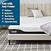 LUCID 10 Inch Latex Hybrid Mattress - Responsive Latex Foam and Encased Springs - Medium Firm Feel - Motion Isolation - Edge Support - Gel Infused - Pressure Relief - Bed in a Box - Queen Size