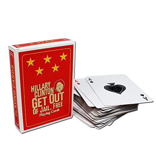 Baraja de Cartas Hillary Clinton para Poker miniatura 4