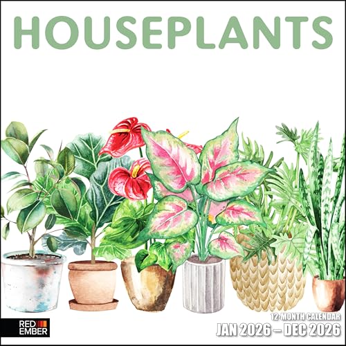 RED EMBER Houseplants Calendar