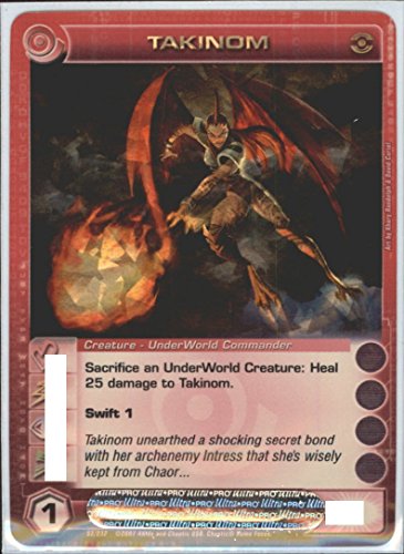 Chaotic TAKINOM Super Rare Foil Card Random Stats Dawn of Perim