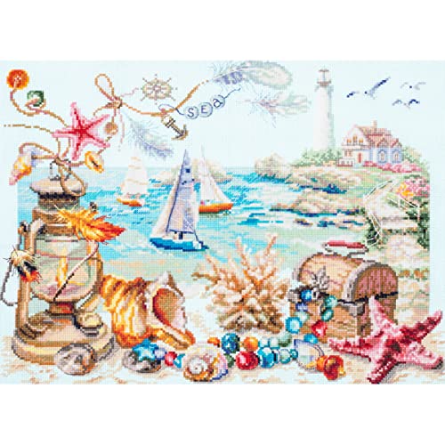 Kit de broderie au point de croix Zweigart Edition en coton multicolore 40x31 cm