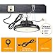 TREONYIA UFO LED High Bay Light, 200W Commercial Bay Lighting 1-10V Dimmable ETL Listed 28000LM 5000K, 5' Cable with US Plug Led Shop Lights for Warehouse Workshop Garage Factory