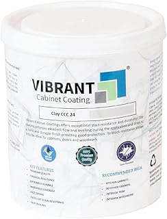Vibrant 1 Quart Cabinet Paint - DIY Kitchen Cabinets Paint - Durable, Lo...