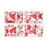Stickers Abattant WC Humour Décorations de Vacances Stickers Stickers Amovibles Fournitures de fête Décorations de fenêtre de Maison Stickers intérieurs de Maison Colle Sticker (b-Red, One Size)