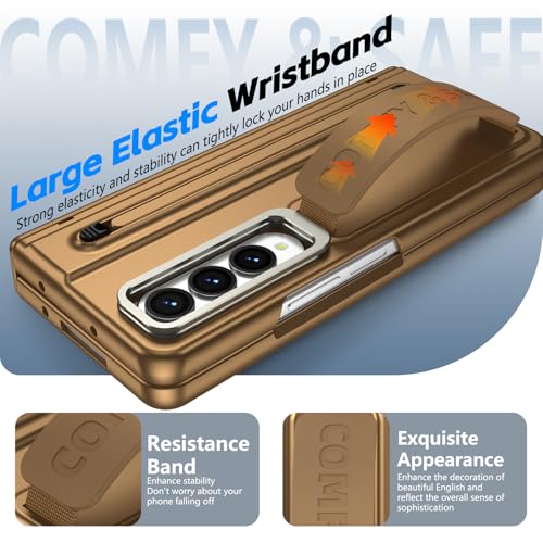 Housse Galaxy Z Fold 3 anti rayure avec protège charnière rigide - 5