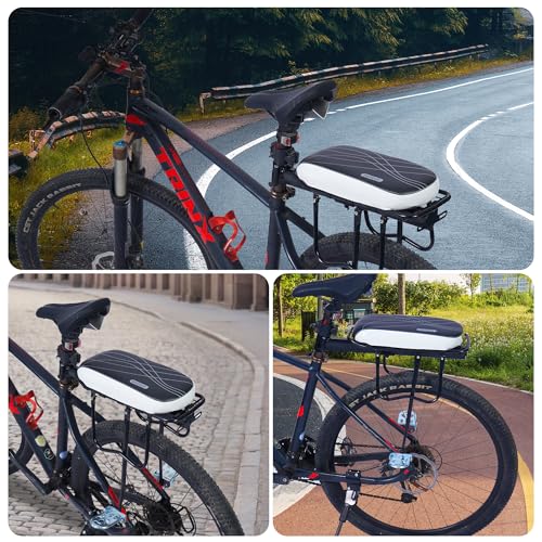Showbean Bicycle Manned Cushion Bike Rear Seat Child Bike Seat Bike Back Shelf Seat Cushion Bike Rear Cushion Bike Rear Saddle Mountain Bike Carrier Children Back Seat thumb #5