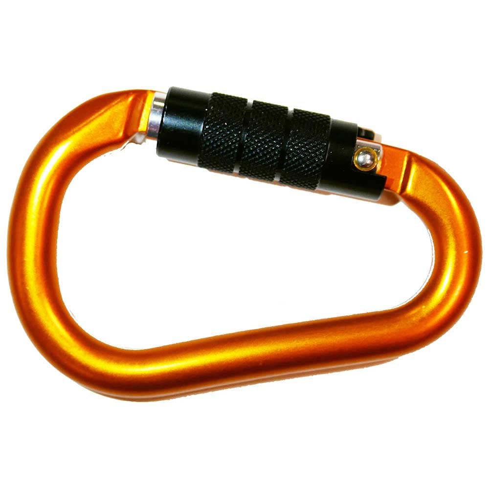 KONG HMS NAPIK, MOSCHETTONE Lightweight Alloy/GHIERA Twist Lock, Orange/Shiny/Black