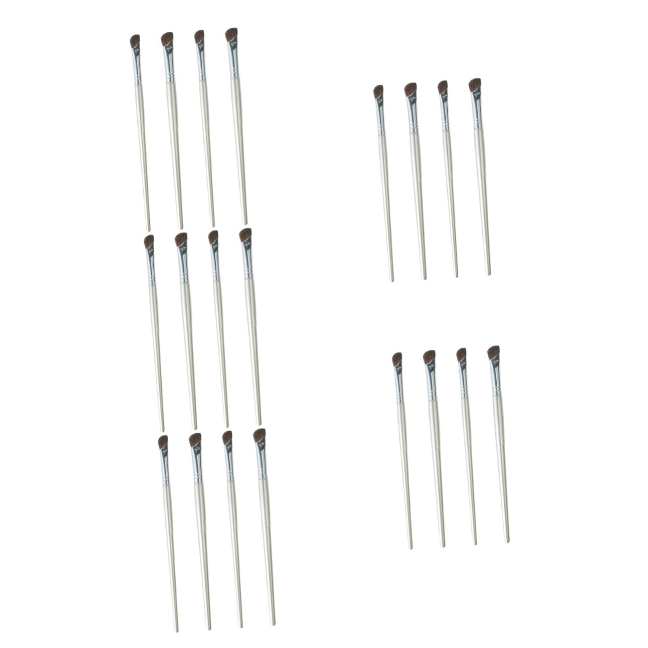 Beavorty 20 Piezas Pincel para sombra de nariz brocha de maquillaje cepillo para el contorno de la nariz cepillo para mezclar sombras de ojos cepillo de contorno bisel cepillar
