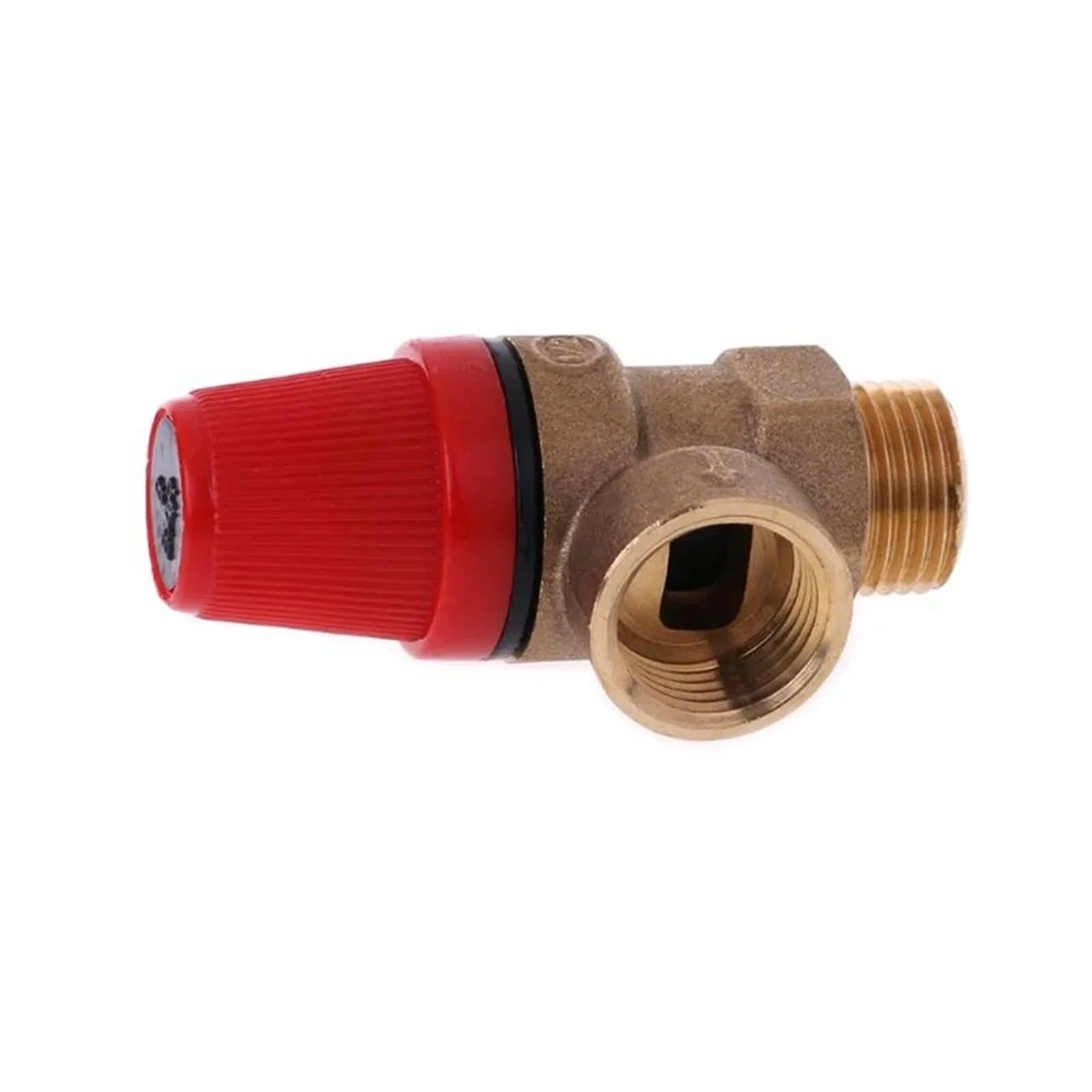 1Pc 1/2 "BSPBrass Valvola di Sicurezza Scarico Interruttore di Scarico for Scaldabagno Solare Filo Interno ed Esterno(Color:G_4 BAR)
