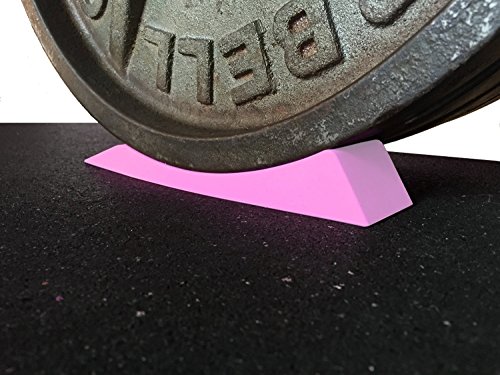 Dead Wedge The Deadlift Jack Alternative for Your Gym Bag - Raises Loaded Barbell & Plates for Effortless Loading/Unloading. (Pink)