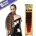 MULTI PACK DEALS! Bobbi Boss Synthetic Hair Braids Pre-Feathered 3X King Tips Ocean Wave 28