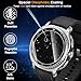 SiHPuoy 4 Pack for Samsung Galaxy Watch 8 Classic 46mm (Bluetooth & LTE) Screen Protector Tempered Glass, HD Ultra-thin,Anti Scratch, Bubble Free, Accessories Film for Galaxy Watch 8 Classic 46mm
