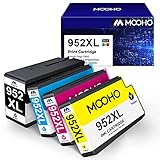 Mooho Remanufactured Ink-Cartridge Replacement for HP 952 XL 952XL for HP OfficeJet 8710 8720 7740 8715 8210 8740 8725 7720 8702 8216 8730 Printer Ink (Black Cyan Yellow Magenta,4 Pack)