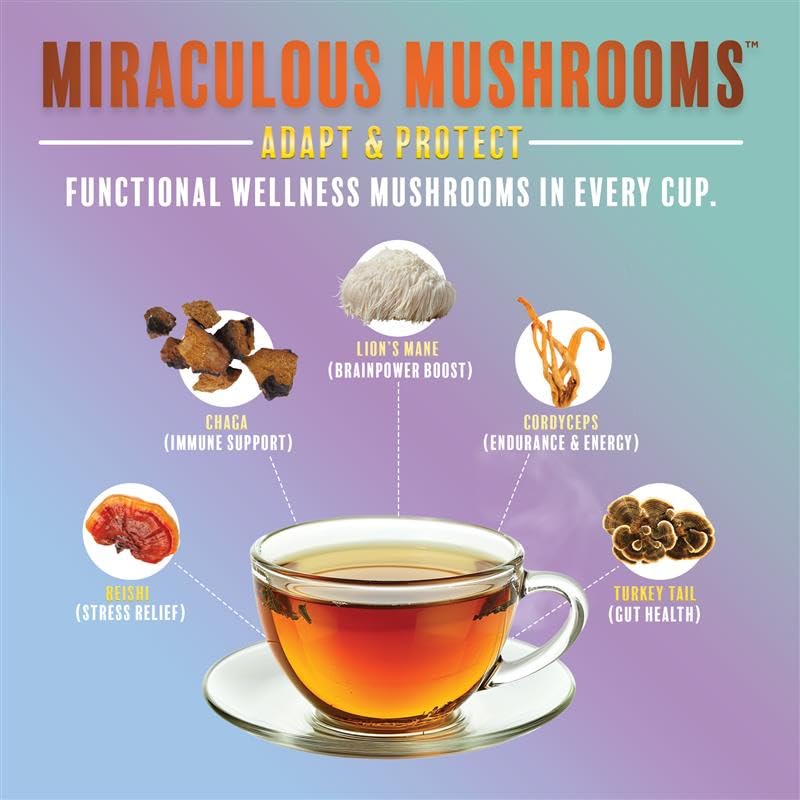 Teeccino Miraculous Mushrooms Adapt & Protect