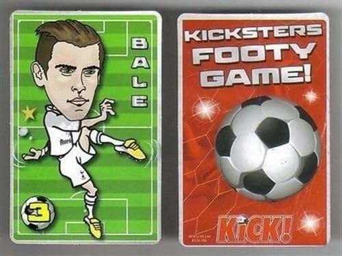 KICK magazine KICKSTERS football playing card Tottenham Real Madrid GARETH BALE