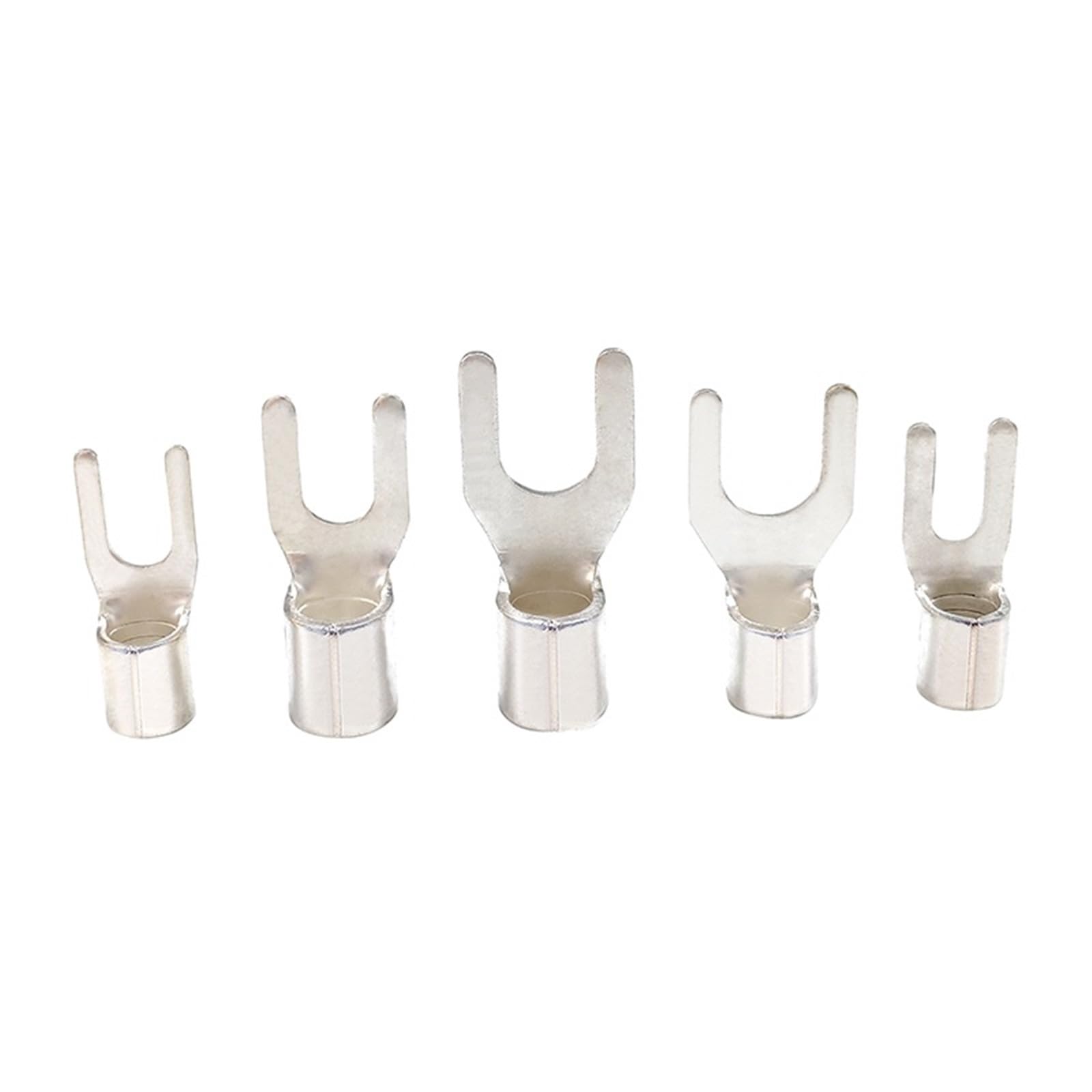Conectores eléctricos 100PCS UT 2.5/4-3/4/5/6/8 Terminales de engarzado eléctrico Conectores de Cable Conectores domésticos automotrices Conectores SNB U Lug (Color: UT4-4) (Color : Ut2.5 4)