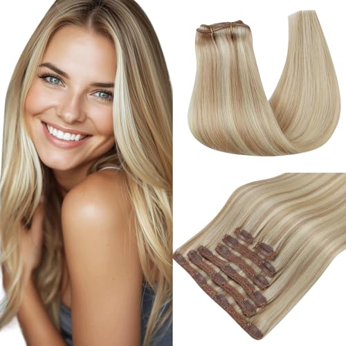 Click This You Will Save More,Hair Extensions Clip in Human
