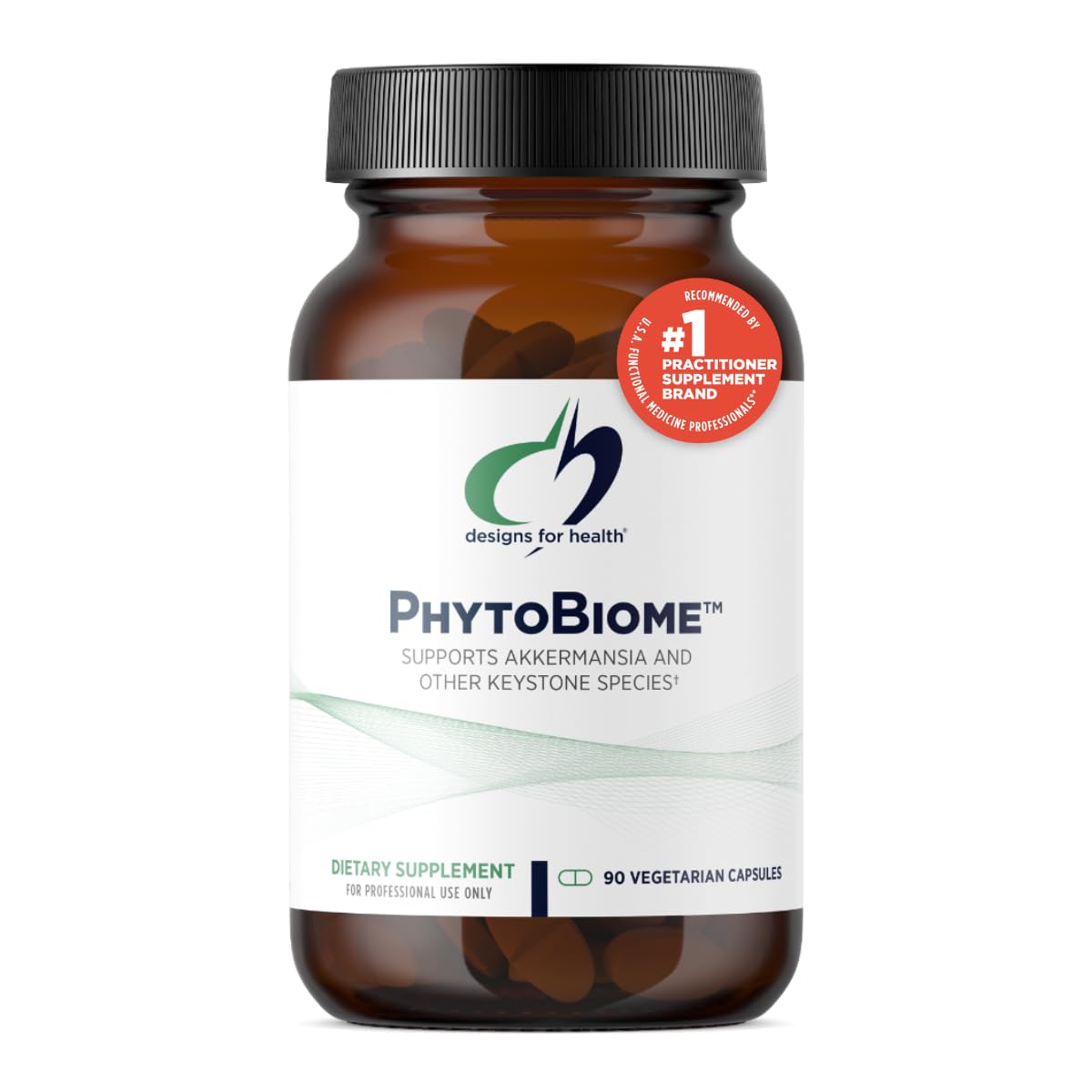 Designs for HealthPhytoBiome - Polyphenols Supplement Gut Microbiome Support - Traditional Prebiotic Alternative to Support Overall Gut Health - Digestion Supplement (90 Capsules)
