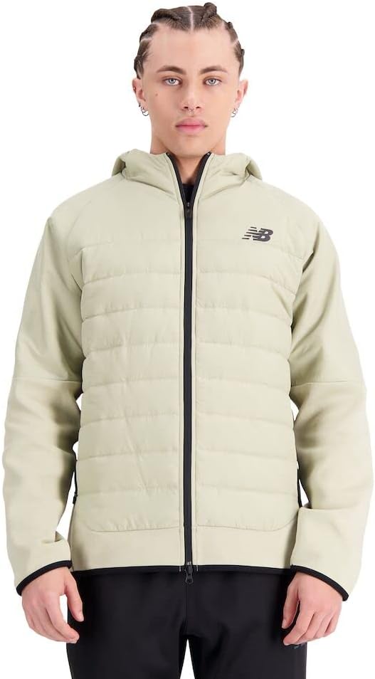 New Balance mens R.w.tech Fleece Hybrid Jacket