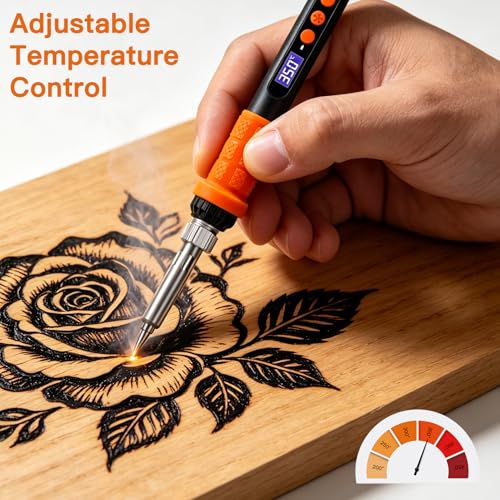 K KERNOWO 17-in-1 Wood Burning Kit