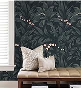 Guvana Floral Peel And Stick Wallpaper Leaf Contact