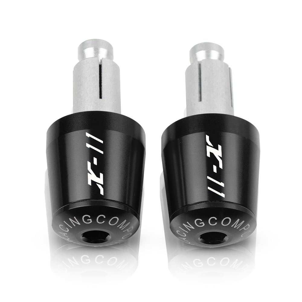Poignées moto 22mm anti-vibration pour Honda X11 noir : grip antidérapant