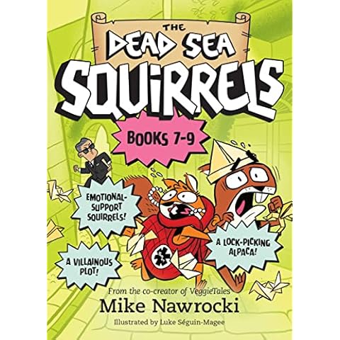 The Dead Sea Squirrels 3-Pack Books 7-9: Merle of Nazareth / A Dusty Donkey Detour / Jingle Squirrels Cover