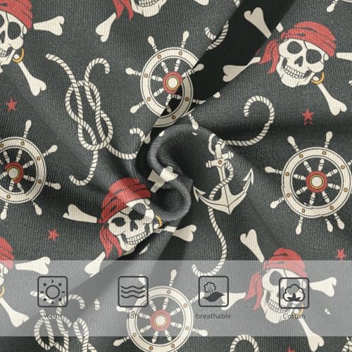 Girls Underwear Soft Cotton Pirate Kids Panties in Sizes 2/3t, 4t, 5t, 6 and 83