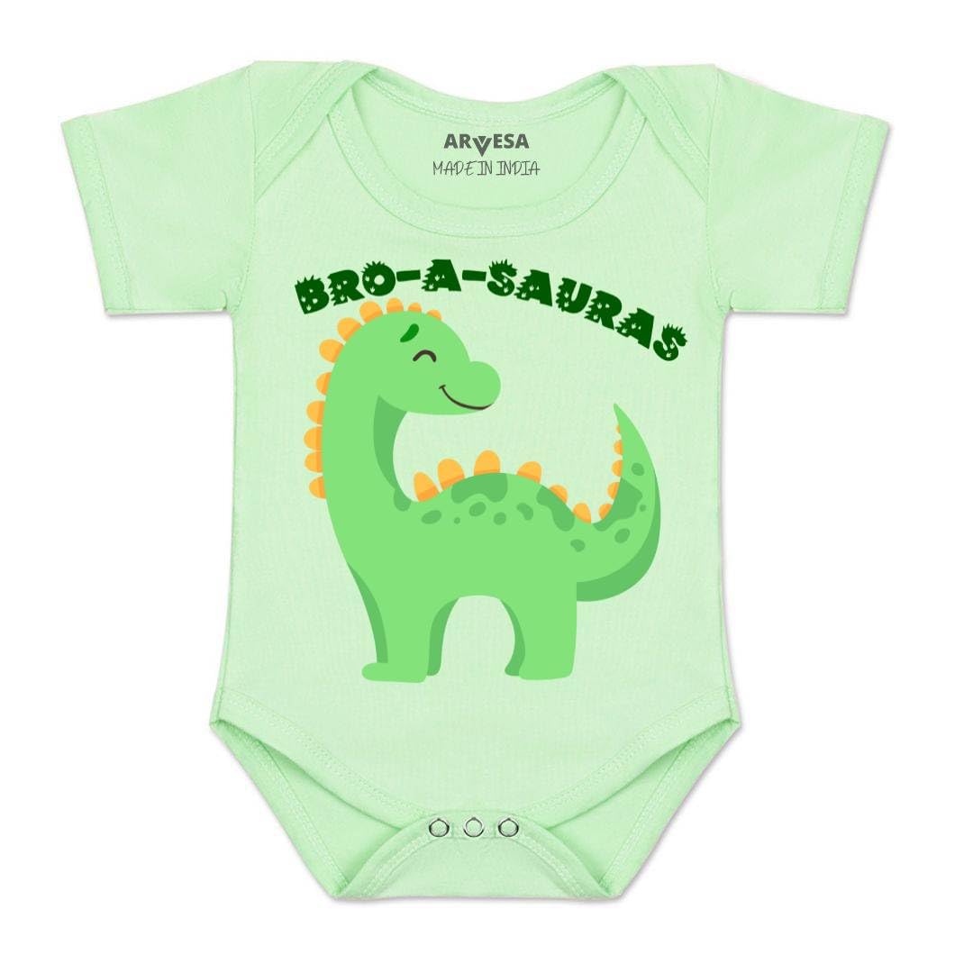 Bro A Sauras R-990 Brother Bodysuit, Sleepsuits, Rompers For New Born Baby Clothes 0-3 Months Unisex Stylish Dress For Baby Boy & Girl, Newborn Infant Outfit