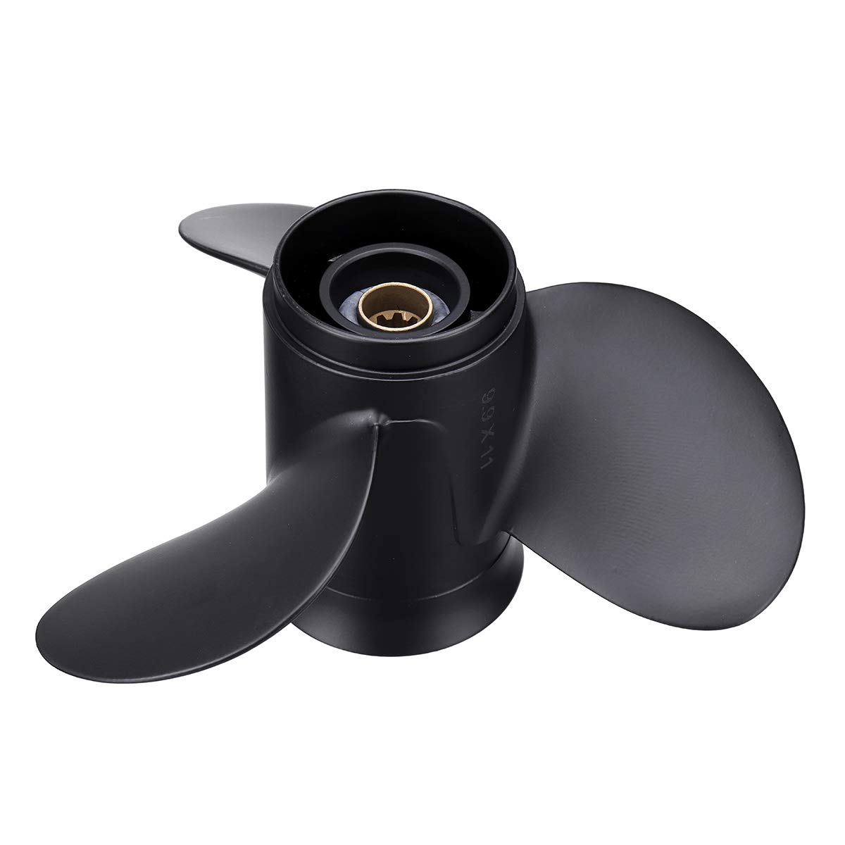 Hélice fueraborda 9,9 X 11, for Tohatsu, for Nissan 25-30HP 3R0B645230 / 48-896896A40 Hélice marina Aluminio 3 palas