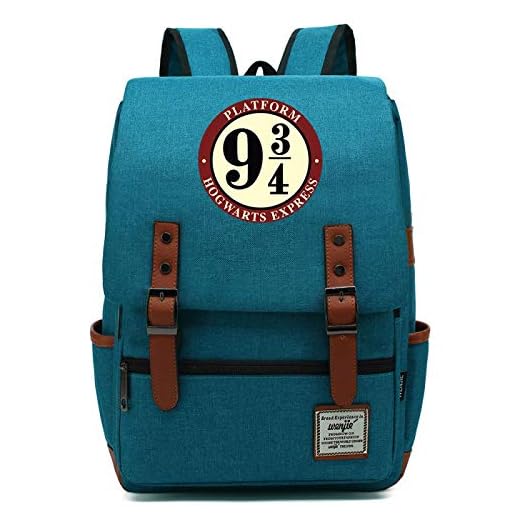 MMZ Harry Potter Duffle Bag Mujeres Adolescentes Niños Adultos Hogwarts Mochila Trabajo escolar Mochila informal 43x29x13.5cm #7