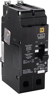 SCHNEIDER ELECTRIC 480Y/277-VOLT 15-AMP EGB24015 Miniature Circuit Breaker 480Y/277V 15A