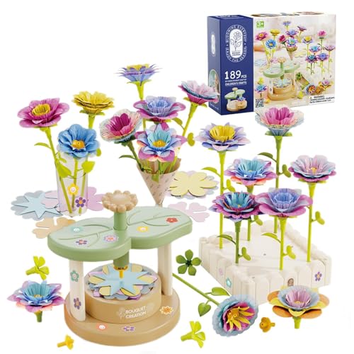 Kit para crear flores de papel para profesores escolares que buscan manualidades de montaje fácil