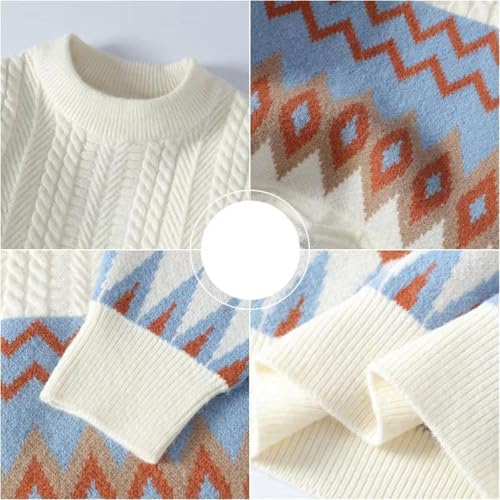 Men Winter Thick Casual Pullover Sweater - Standard Full Sleeve Turn-Down Collar2