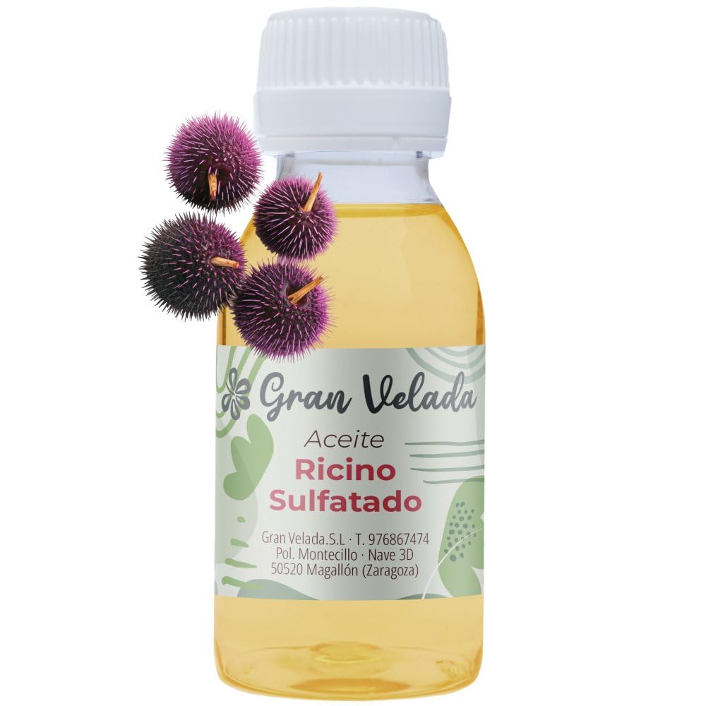 Gran Velada - Olio di Ricino Solfato 250ml | Olio Rosso di Turchia Idrosolubile | Emolliente Emulsionante e Stabilizzante | Per Cosmetici Naturali e Formule da Bagno