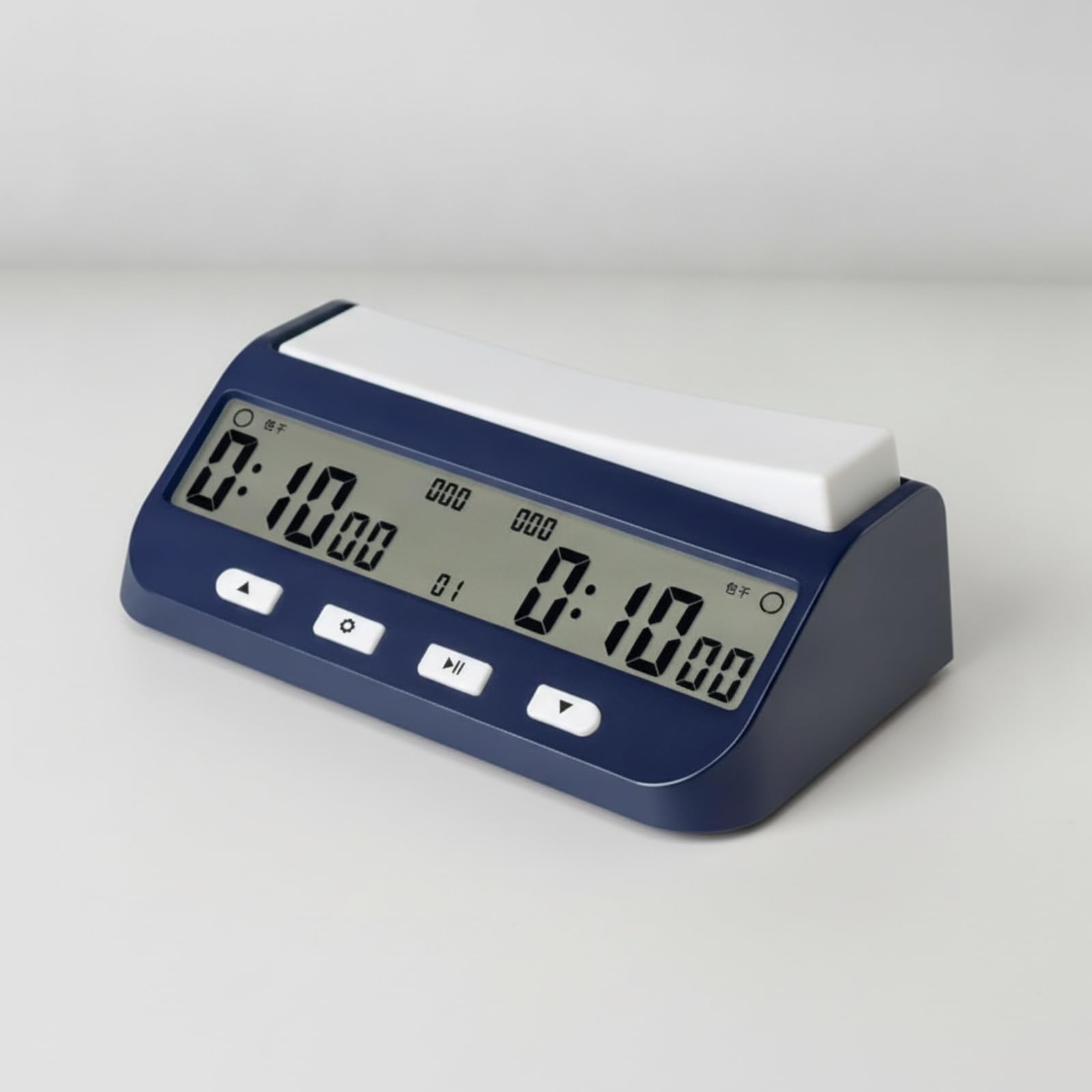 Amagogo Orologio da Scacchi Elettronico Portatile Orologio da Torneo con Doppio Display Trasportabile