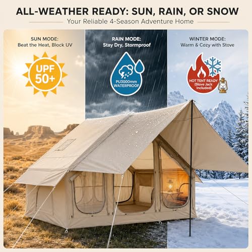 Carpa inflable para camping para 4-6 personas miniatura 6