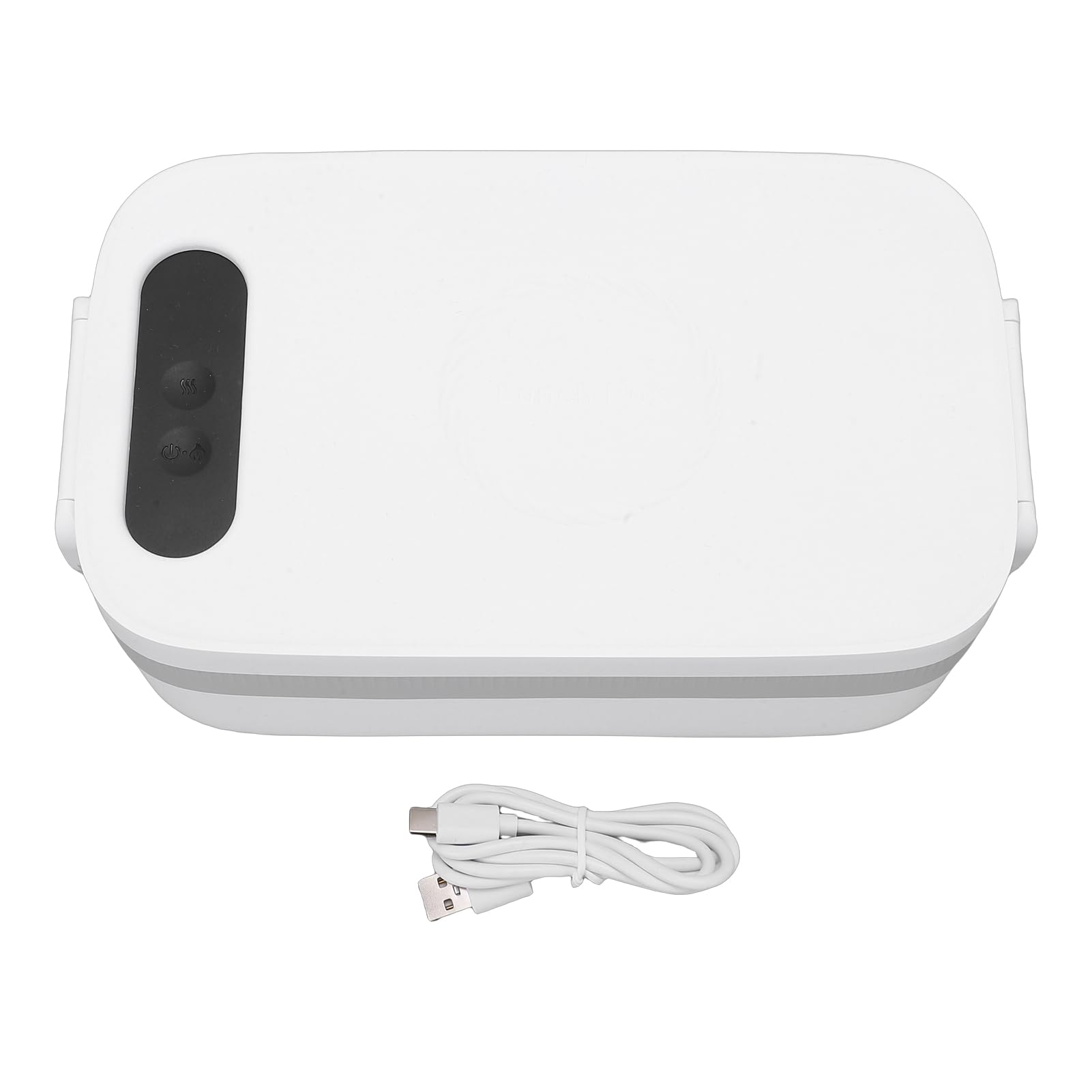 Scatola per il pranzo elettrica ricaricabile tramite USB, scaldabagno portatile da 1000 ml, in acciaio inox, 7 livelli di riscaldamento per studenti e spostamento, guarnizione a prova di