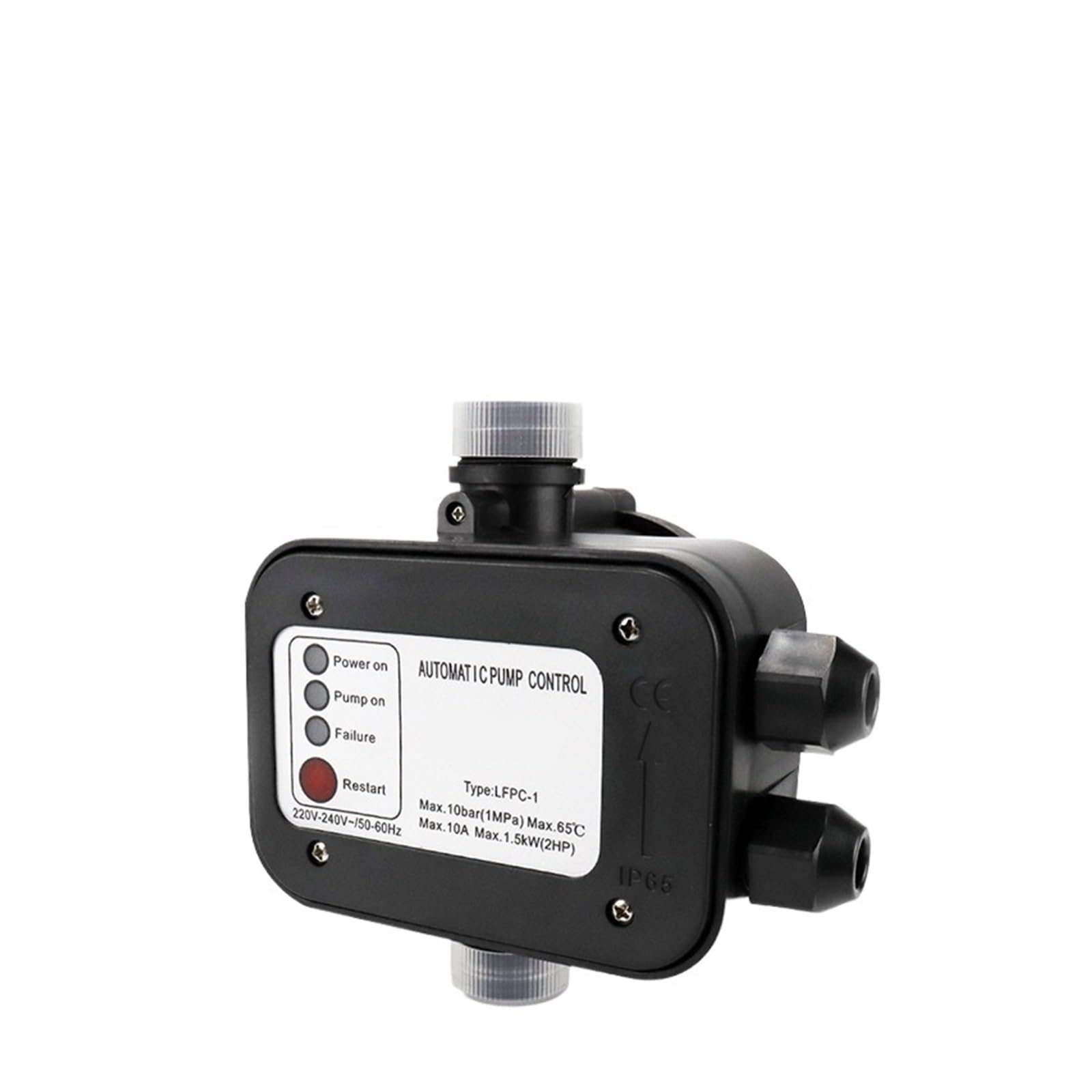 presostato Bomba Agua AC 220V/240V 10 Bar 10A Controlador automático de Bomba de Agua Interruptor de presión Accesorios de Bombas eléctricas a Prueba de Agua