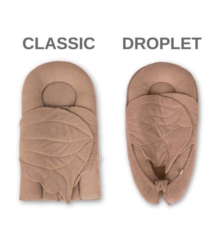 Handmade Baby Play Lounger – Soft Cotton Nest for Tummy Time, Diaper Changes & Play – Hypoallergenic Materials – Two Size Options (Taupe, Maxi)