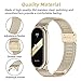 MIJOBS Strap for Xiaomi Mi Band 10/9/8 Breathable Replacement Strap for Mi Fit Band 9 SmartWatch Straps Wristband Bracelet for Women Men