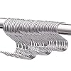 50 Pack S Haken Heavy Duty Edelstahl S Form Haken zum Aufhängen Kleiderbügel für Küche, Bad, Schlafzimmer und Büro,(Groß, mittel und klein)