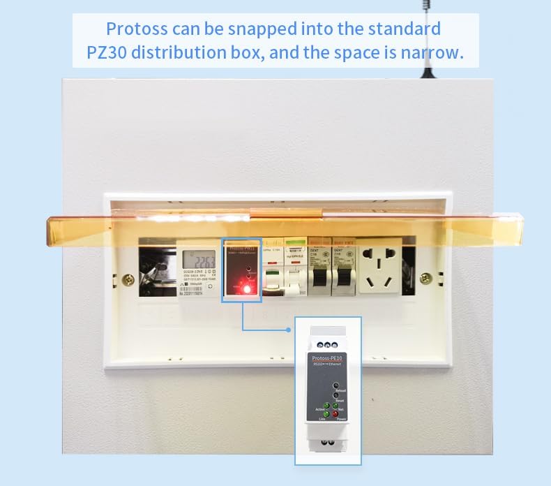JMT Protoss-PE10-M DC snapped into a PZ30 distribution box