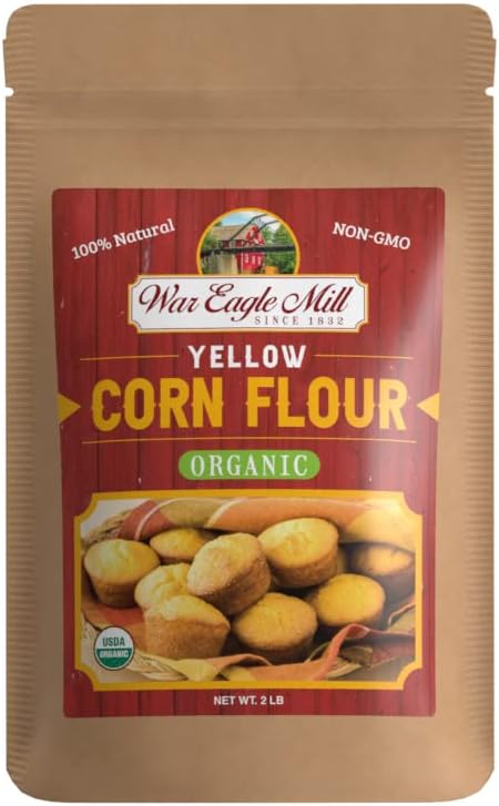 War Eagle Mill Yellow Corn Flour - Organic, non-GMO, stone-ground in the Ozarks.
