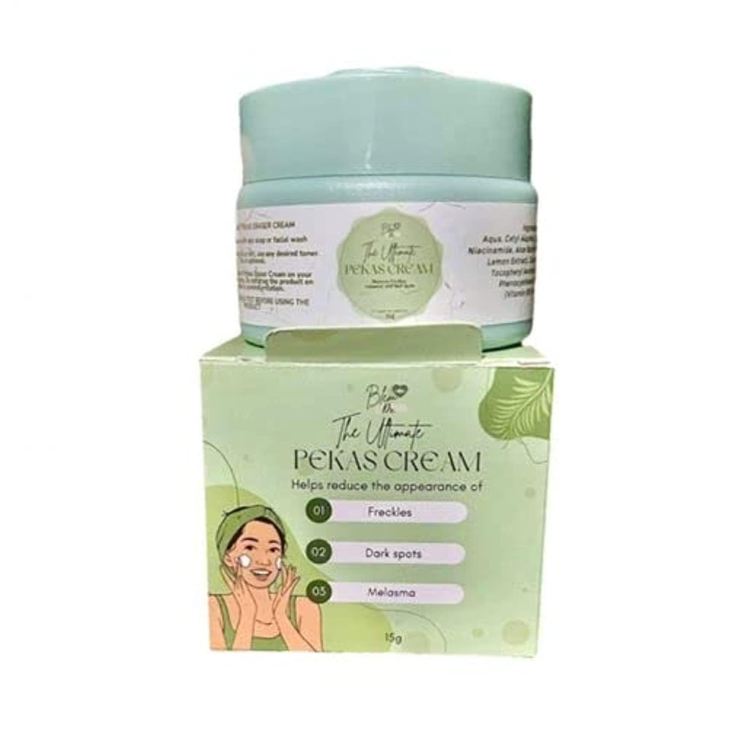 Authentic Blem Dr. The Ultimate Pekas Cream Helps Reduce the Appearance of Freckles, Dark Spots & Melasma 15g by Dubai Skincare
