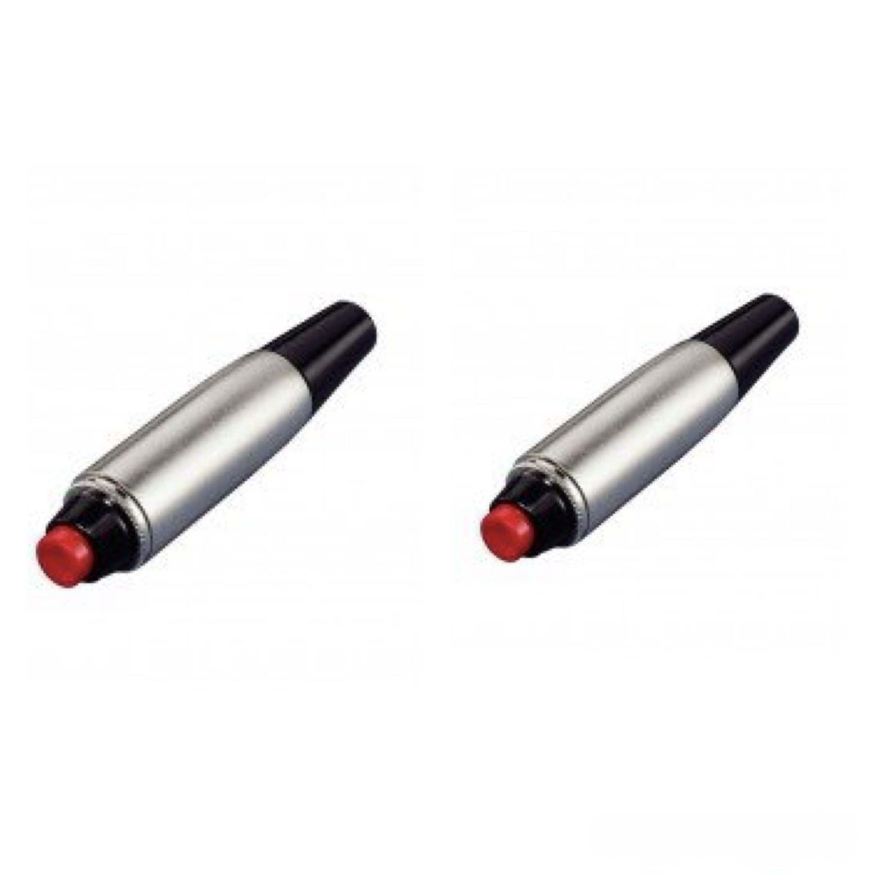 Image of the Generic PHILMORE 30-825 Replacement Handheld Pushbutton Switch, showing its red button and silver XLR housing.