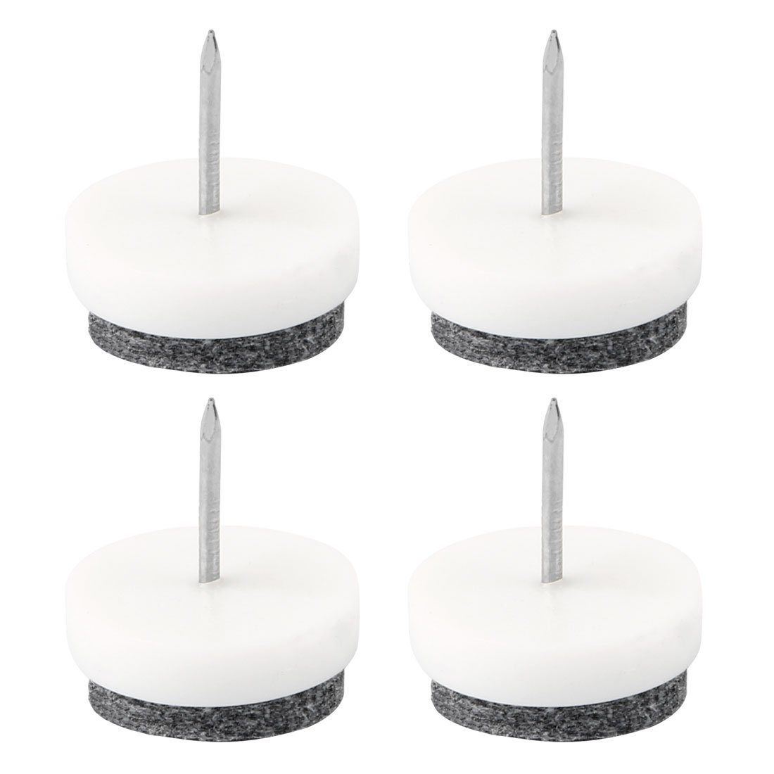 Office Table Chair Furniture Feet Legs Floor Protector Felt Pad Nails 21mm Dia Pack of 4 id d6a